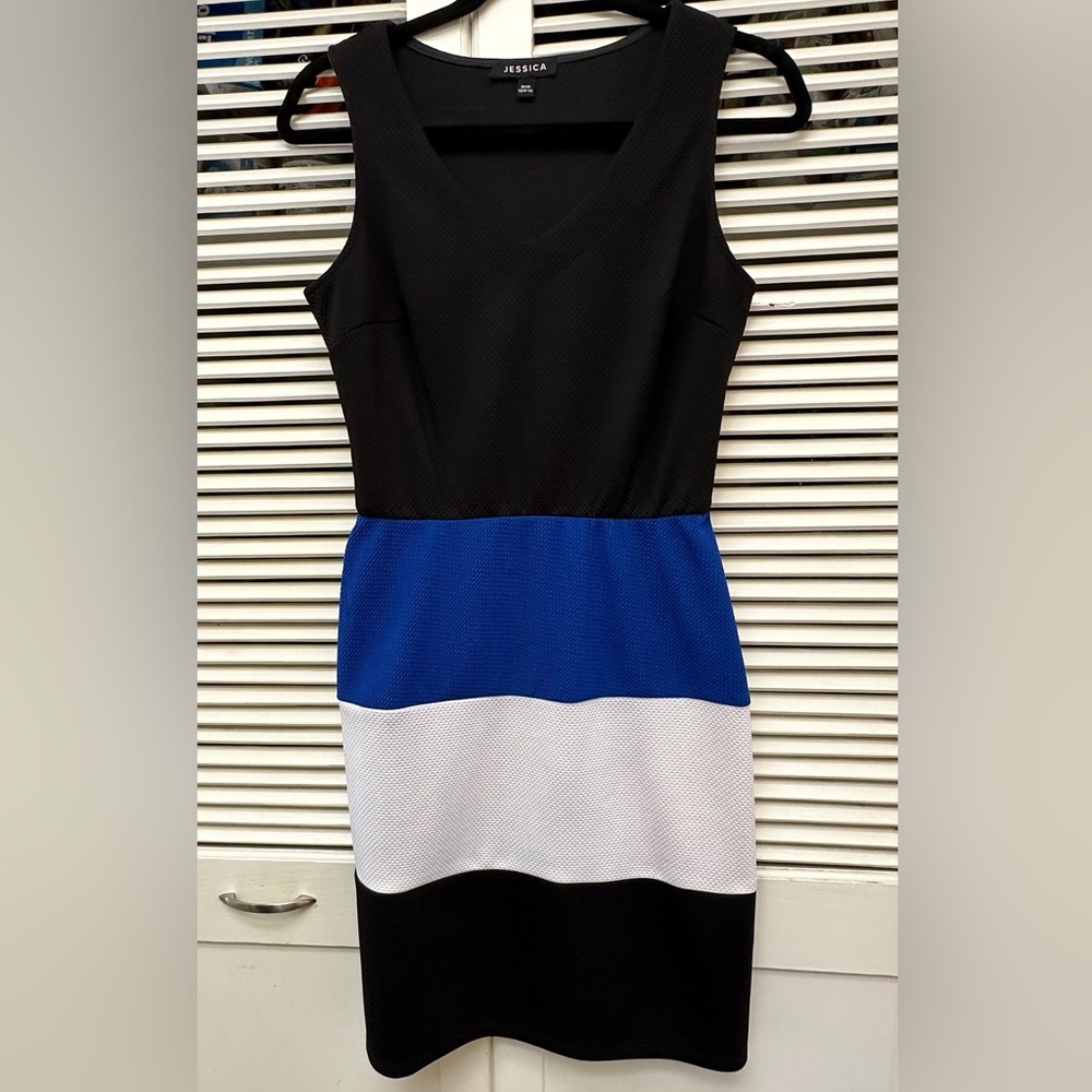 Jessica Color Block Dress Size Medium